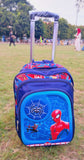 Spiderman Trolley School Bag, Rolling Backpack With 2 Wheels & Adjustable Handle