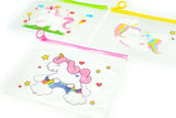 Cool Cartoon Print Transparent Pen Pencil Pouch For Boy And Girls, Clear Stationery Storage Zipper Bags For School & College