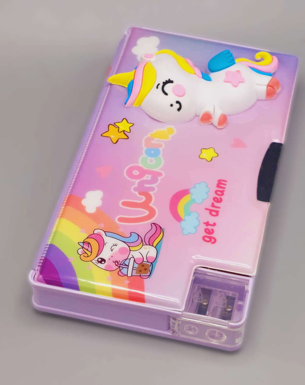 Smart Geometry Box Buy Squishy 3D Unicorn Smart Geometry Box with dual Sharpeners ...
