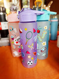 Cute Sports Design Sipper Water Bottle For School Kids, BPA Free Plastic Sipper For Boys and Girls