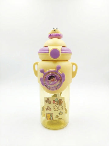 Cute Bear Themed Water Bottle Sipper For Pre School Boy and Girls | Shoulder Strip Water Bottle