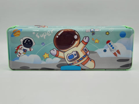 Green Spaceman Magnetic Calculator Geometry Box For Boys