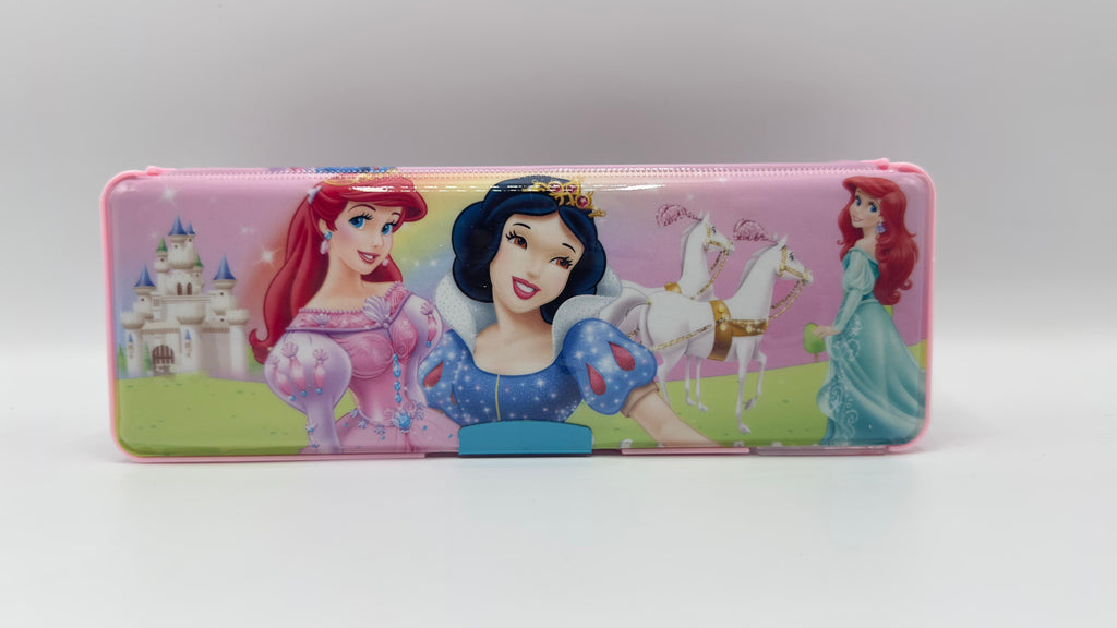 Pink Geometry Box Pink Cinderella Magnetic Calculator Geometry Box For Girls – CopyPencil.pk