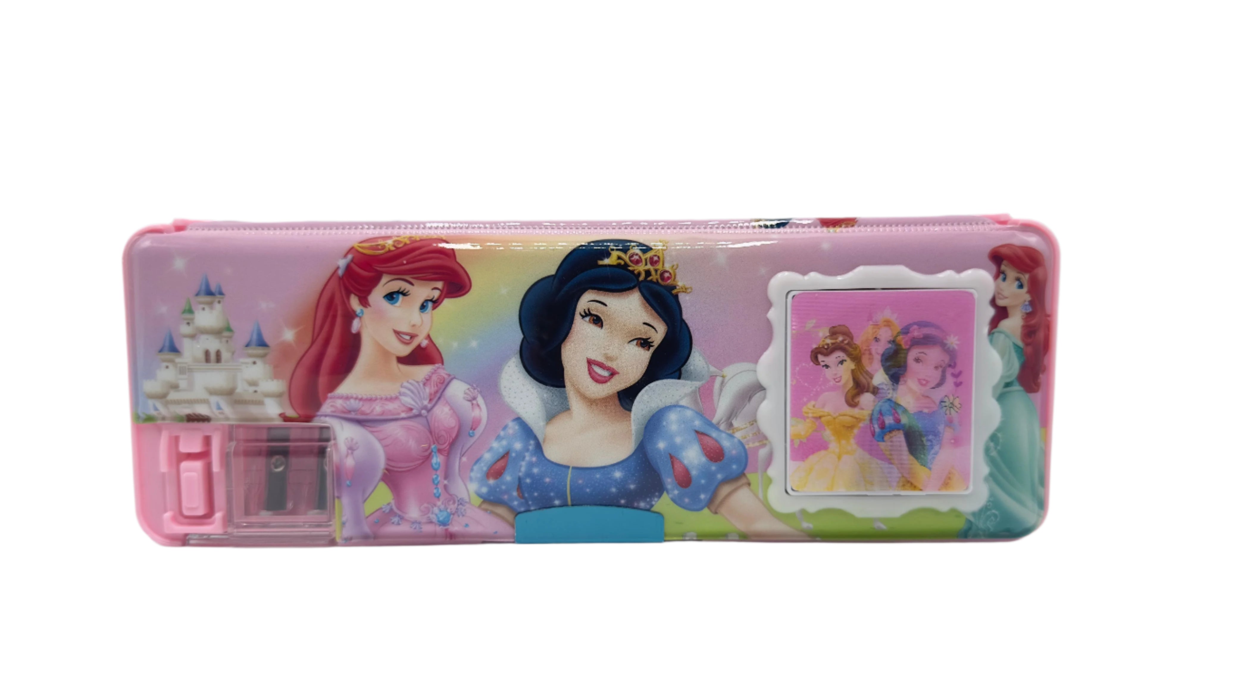 Pink Mathematical Box Pink Cinderella Magnetic Calculator Geometry Box For Girls – CopyPencil.pk