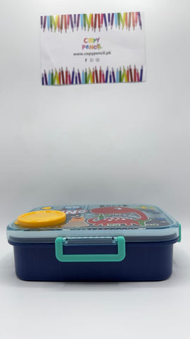 Kids Dinosaur Lunch Box with Compartments and Spoon