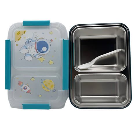 Space Stainless Steel Lunch Box For Kids