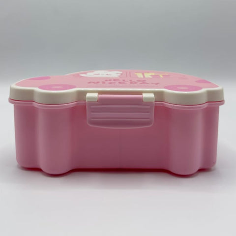 Pink Car-Shaped Lunch Box for Kids