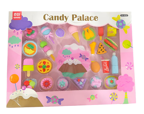 3D Candy Palace Eraser Set