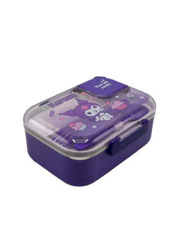 Kuromi Stainless Steel Lunch Box (Large) | High Quality Food Container