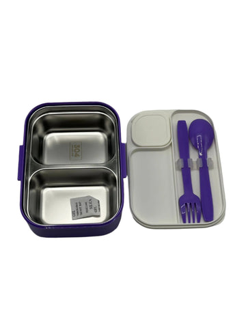 Kuromi Stainless Steel Lunch Box (Large) | High Quality Food Container