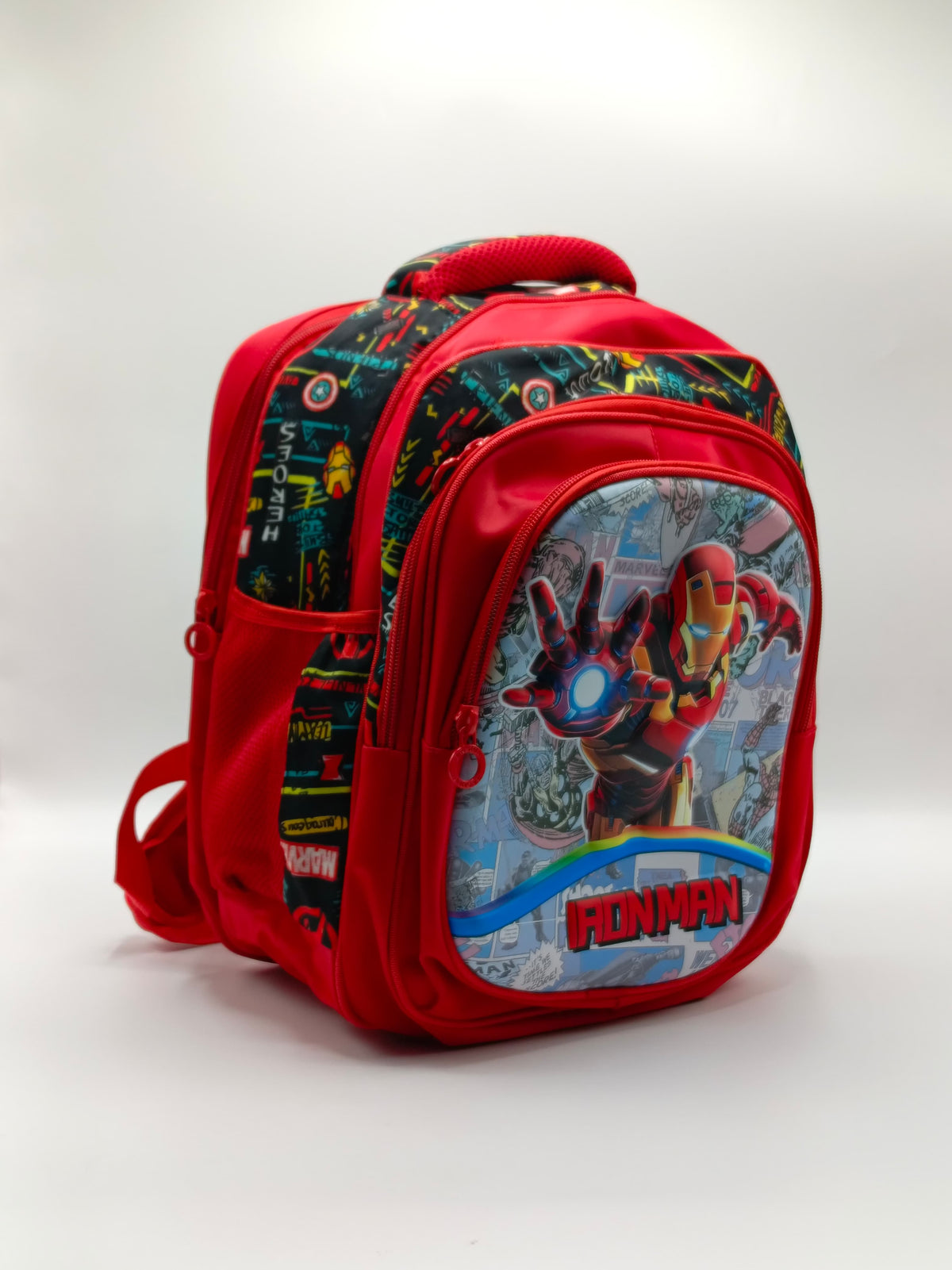 Iron Hero 3D Kids Backpack – Marvel Avengers School Bag