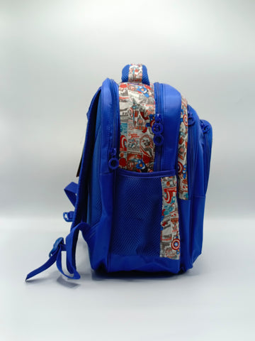 Captain America School Backpack for Boys – Stylish Superhero Shoulder Bag