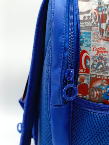 Captain America School Backpack for Boys – Stylish Superhero Shoulder Bag