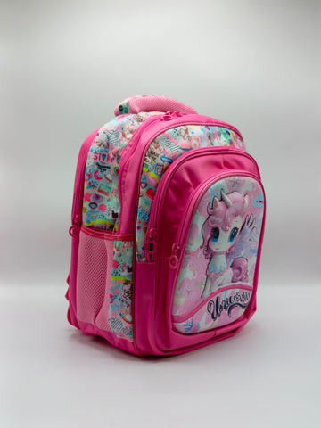 3D Unicorn Backpack – Adorable School Bag for Girls