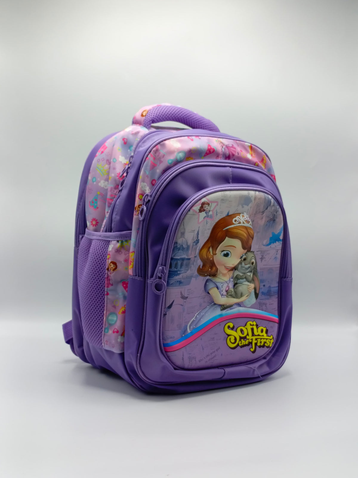 3D Sofia School Backpack for Girls – Princess Character Bag