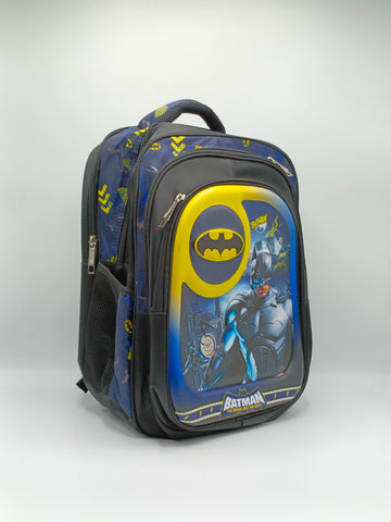Kids Batman School Backpack – 3D Superhero Bag for Boys (Class 2 to 8)