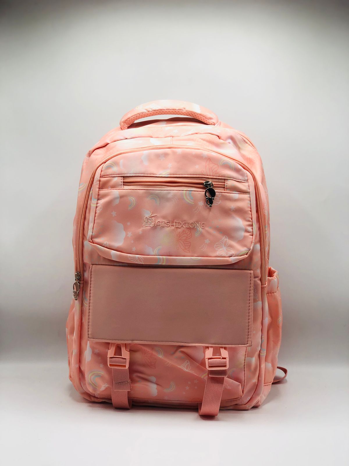Girls’ Peach School Backpack – Spacious & Stylish Design