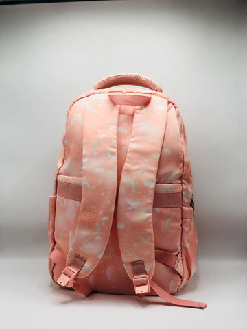 Girls’ Peach School Backpack – Spacious & Stylish Design