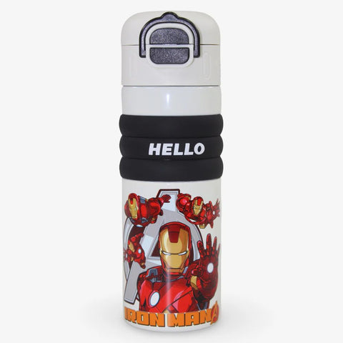 Hello Iron man Insulated Vacuum Stainless Steel Water Bottle
