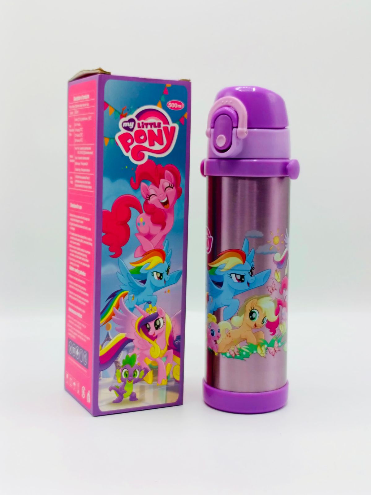 Pony Thermal Metallic Vacuumed Water Bottle Hot and Cold Resistance For Girls