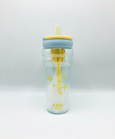 Plastic tumbler Water Bottle with straw