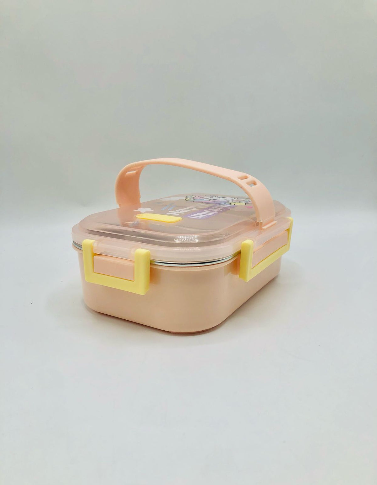Happy Unicorn Stainless Stell Lunch Boxes for Kids in High Quality Plastic,Food-Safe Materials