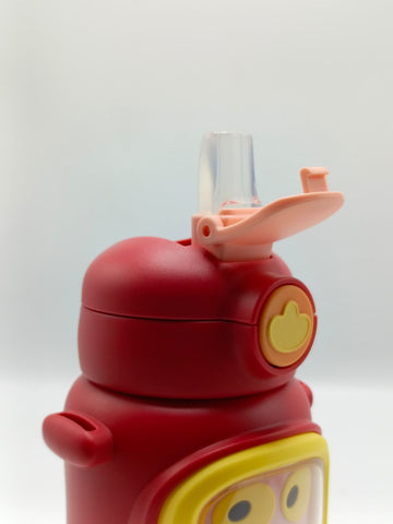 Cute Eyes Plastic Water Bottle for Kids with Adjustable Strap for kids