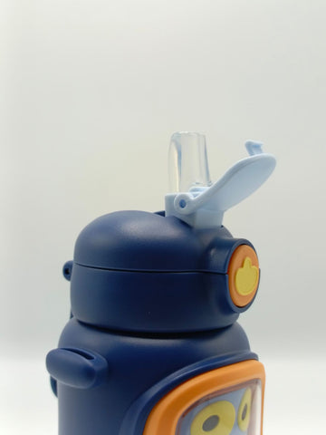 Cute Eyes Plastic Water Bottle for Kids with Adjustable Strap for kids