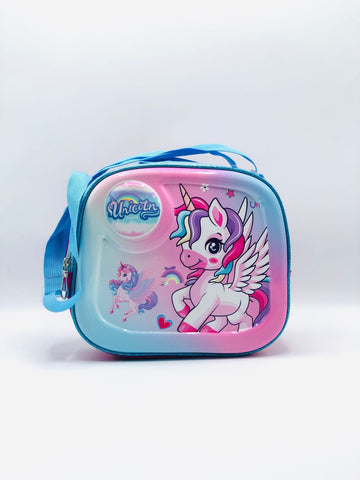 3-in-1 Unicorn Backpack for Girls – Waterproof Pink School Set