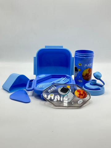 Space Lunch Box & Water Bottle Set for Kids
