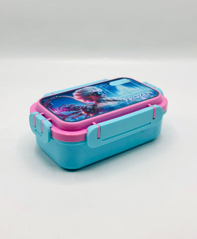Frozen Plastic Lunch Box High Quality BPA Free Food Container Two Section Lunch Box for Girls
