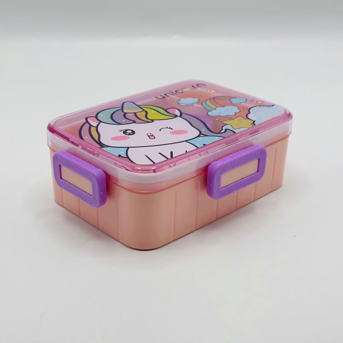 Unicorn Plastic Lunch Box for Girls – Leakproof & BPA-Free Food Container