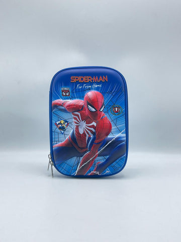 Spider-Man Durable  Fiber Hard Shell Pencil Case – Kids' Superhero Pouch