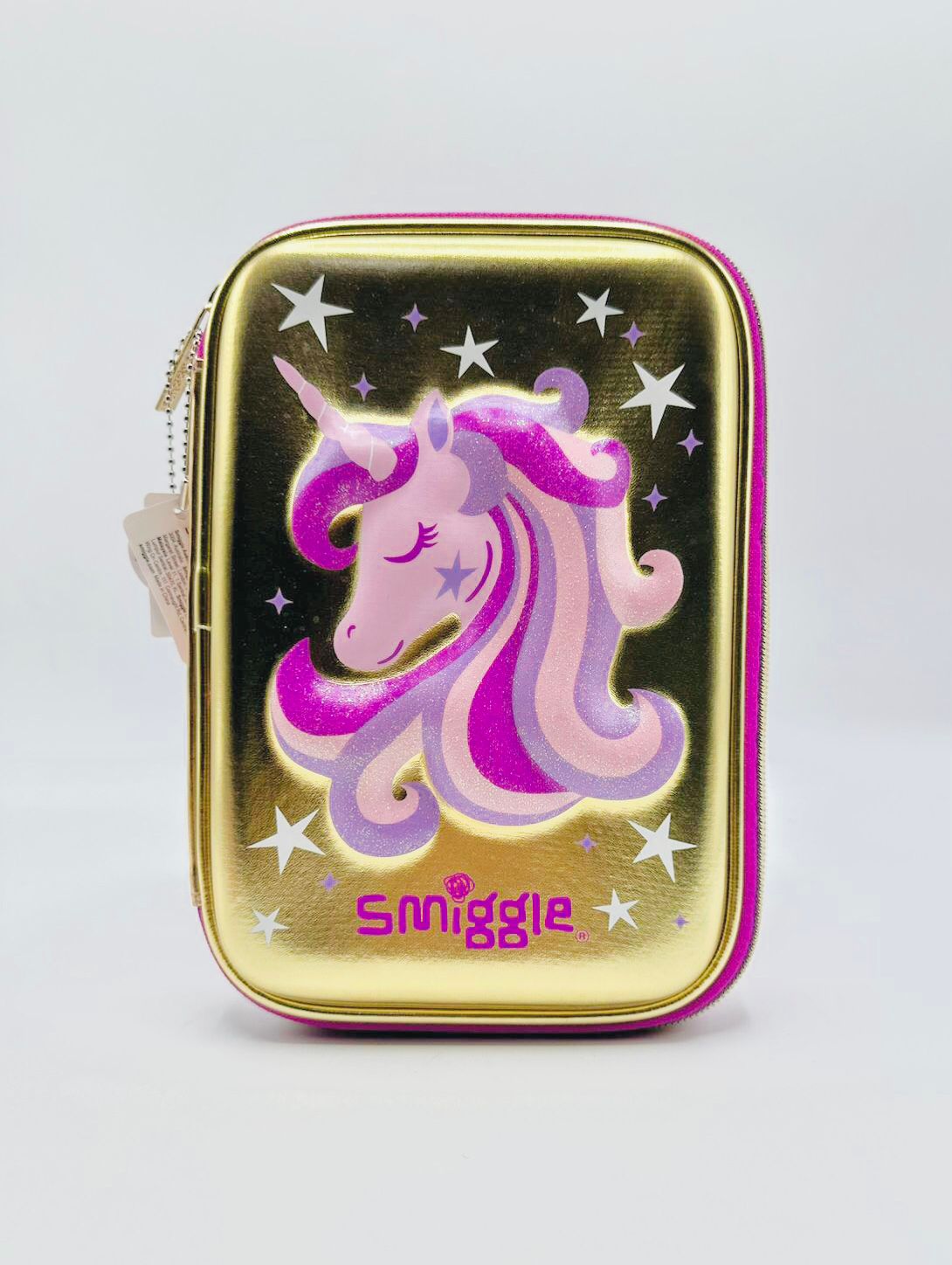 Unicorn Smiggle Pencil Pouch – 3D Hard Shell for Girls