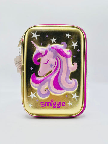 Unicorn Smiggle Pencil Pouch – 3D Hard Shell for Girls