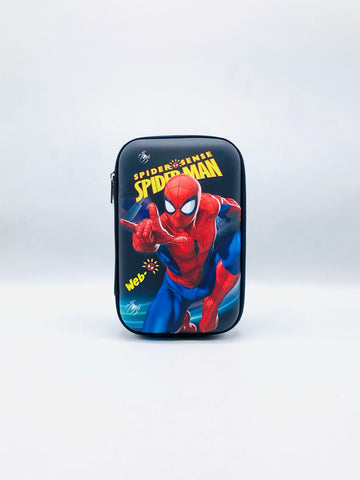 Black Spider-Man 3D Pencil Box – Kids’ Superhero Stationery Case