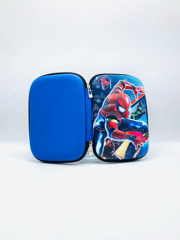 Spider-Man Hard Shell Pencil Case – Durable Fiber Pouch for Kids & Boys