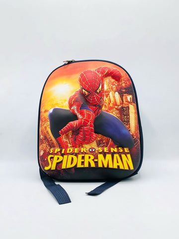 Kids’ Spider-Man 3D Backpack – Hard Shell Avengers Bag for School & Picnic