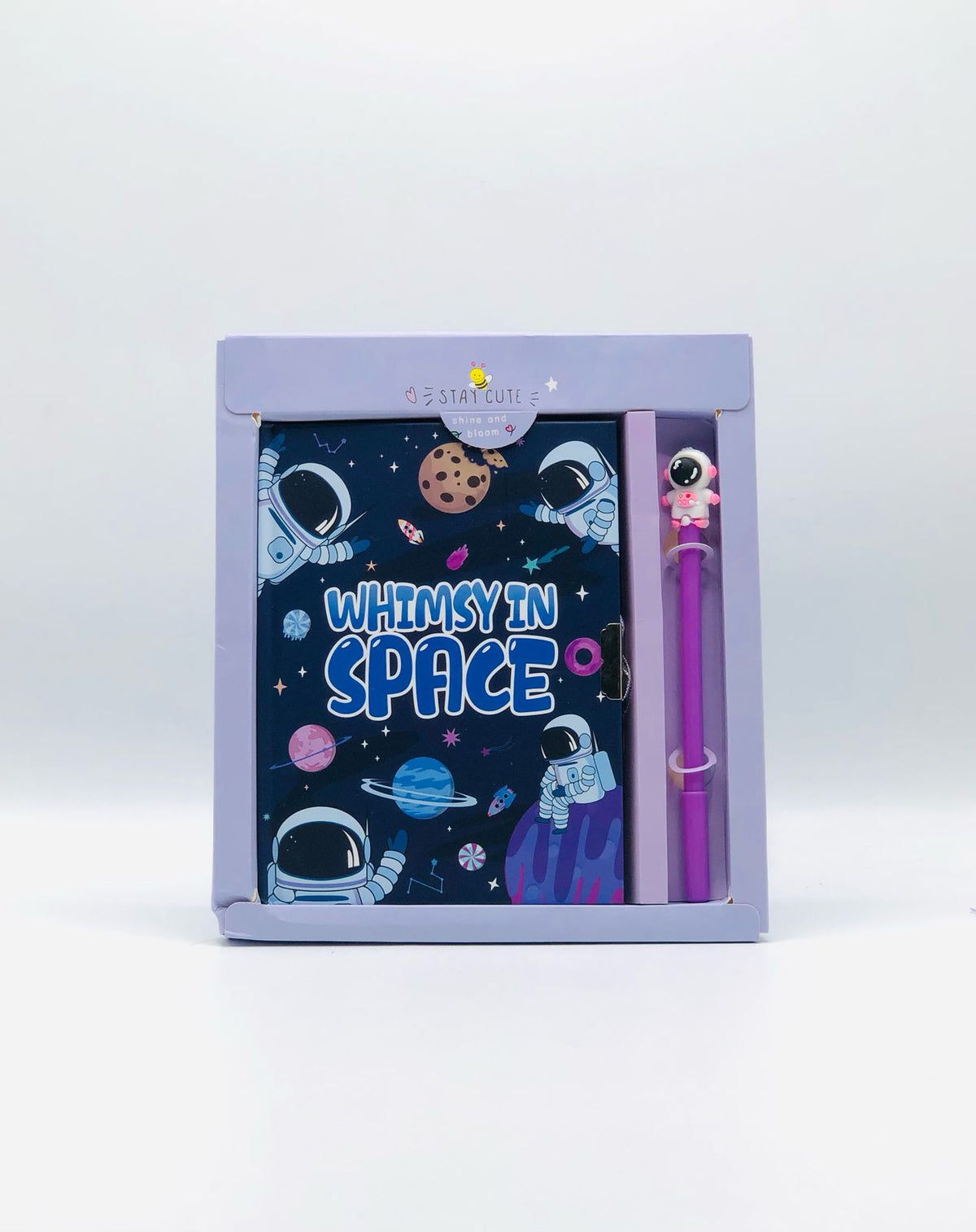 Whimsy Space Adventure Notebook & Pen Set for Boys
