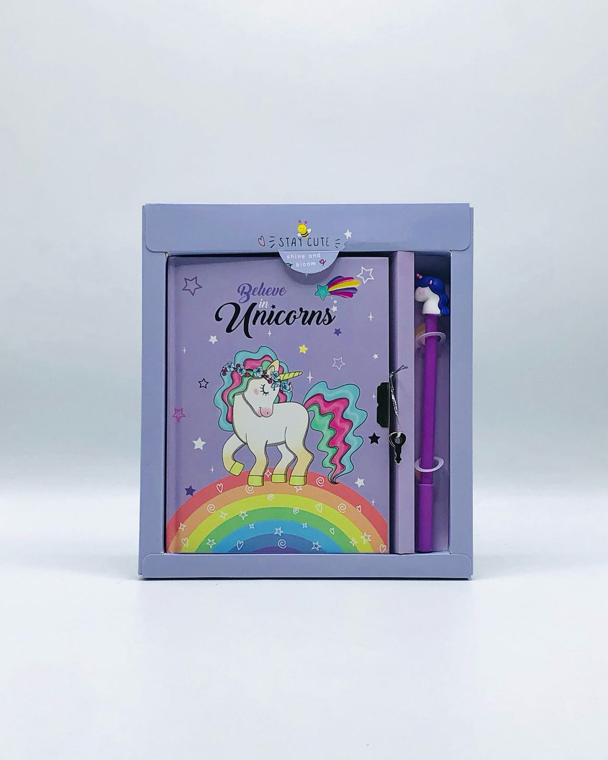 Rainbow Unicorn Notebook & Pen Set – Magical Stationery for Girls