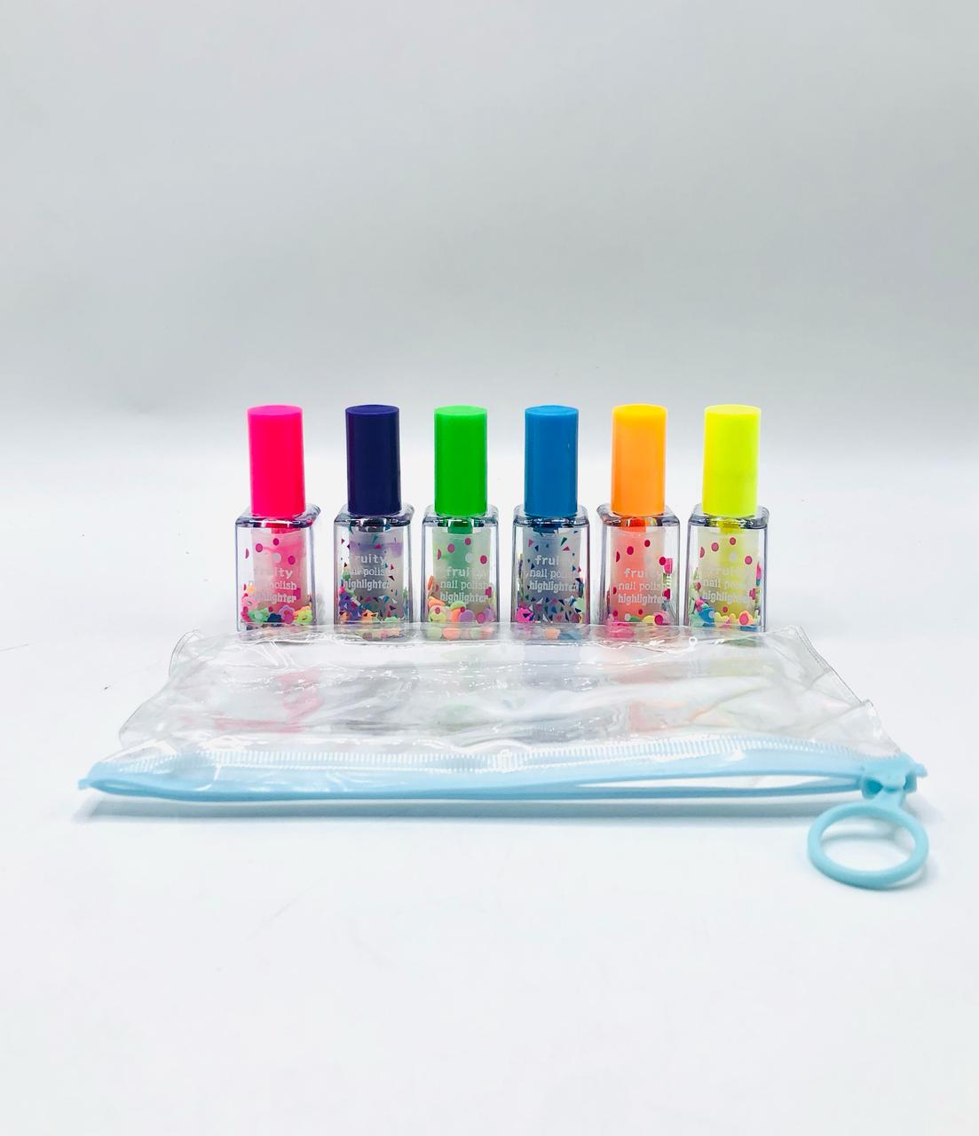Pocketable Nail Polish‑Style Smart Highlighter with German Ink & Chisel Nib