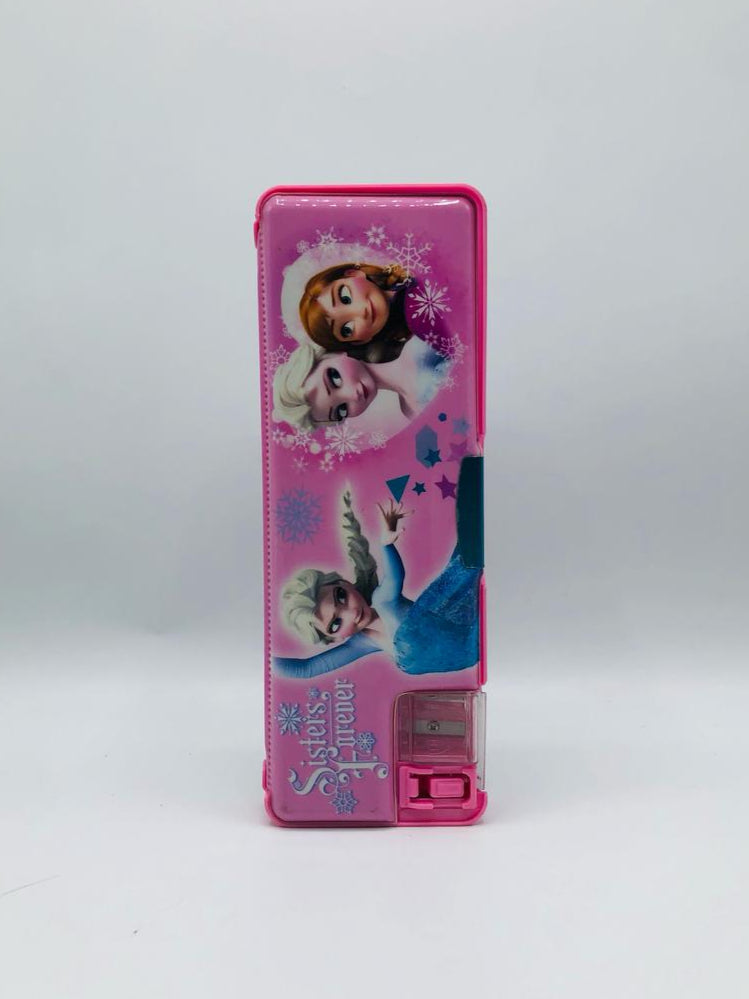 Frozen Magic Geometry Box – Dual-Sided with Magnetic Closure & Sharpeners