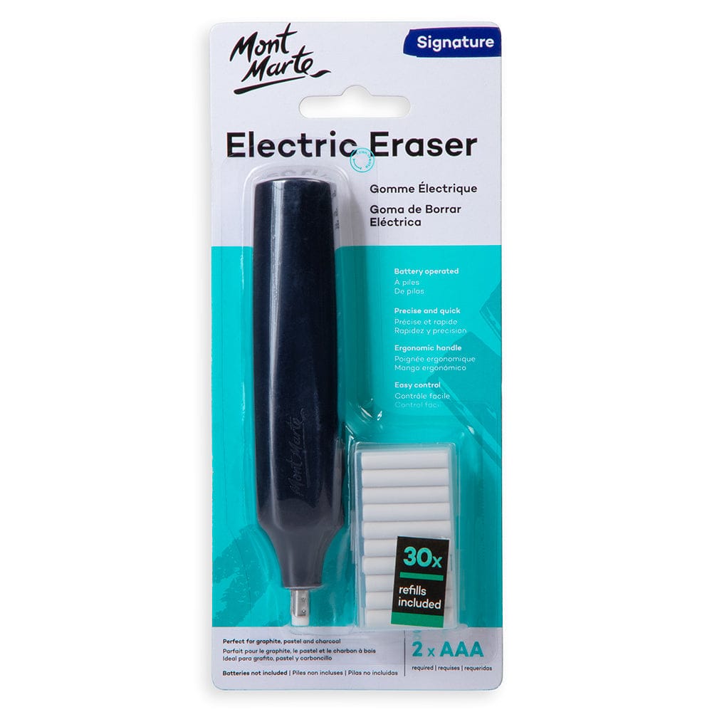 Mont Marte Electric Eraser – Precision Erasing for Sketching & Drawing