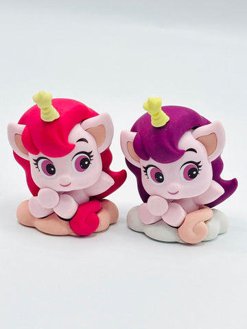 Unicorn Rainbow Fancy Pencil Erasers Set For Kids