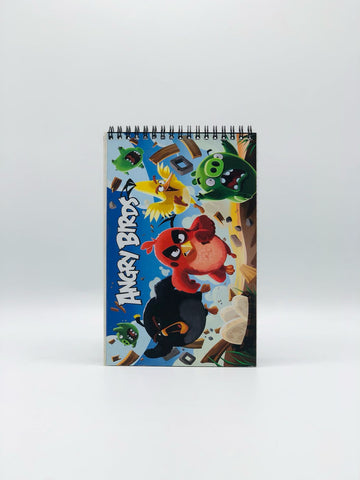 Angry Bird Style Pad A5, Spiral Ring Binding Writing Pad, Notepad, Premier Quality