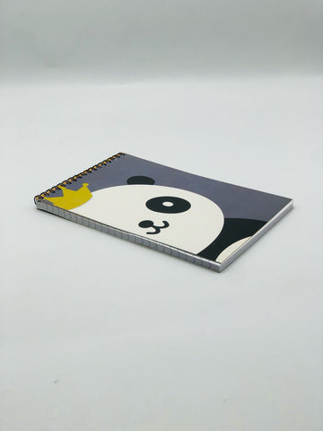 Panda Design Pad A5, Spiral Ring Binding Writing Pad, Notepad, Premier Quality