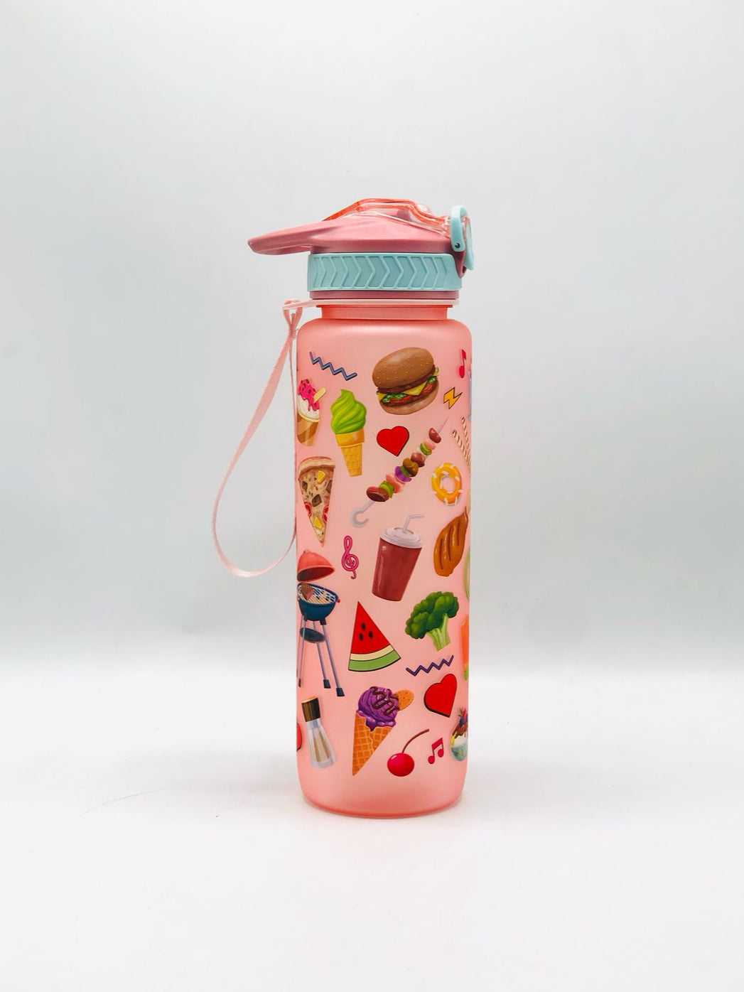 Cute Sports Design Sipper Water Bottle For School Kids, BPA Free Plastic Sipper For Girls