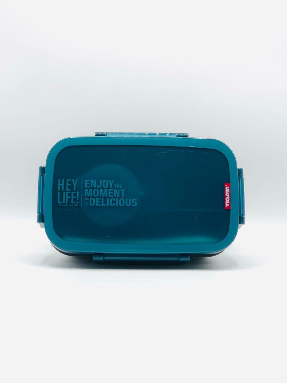 Uissbia Plastic Lunch Box, Good Capacity 2 Compartments, Plastic Leak-Proof Food Container