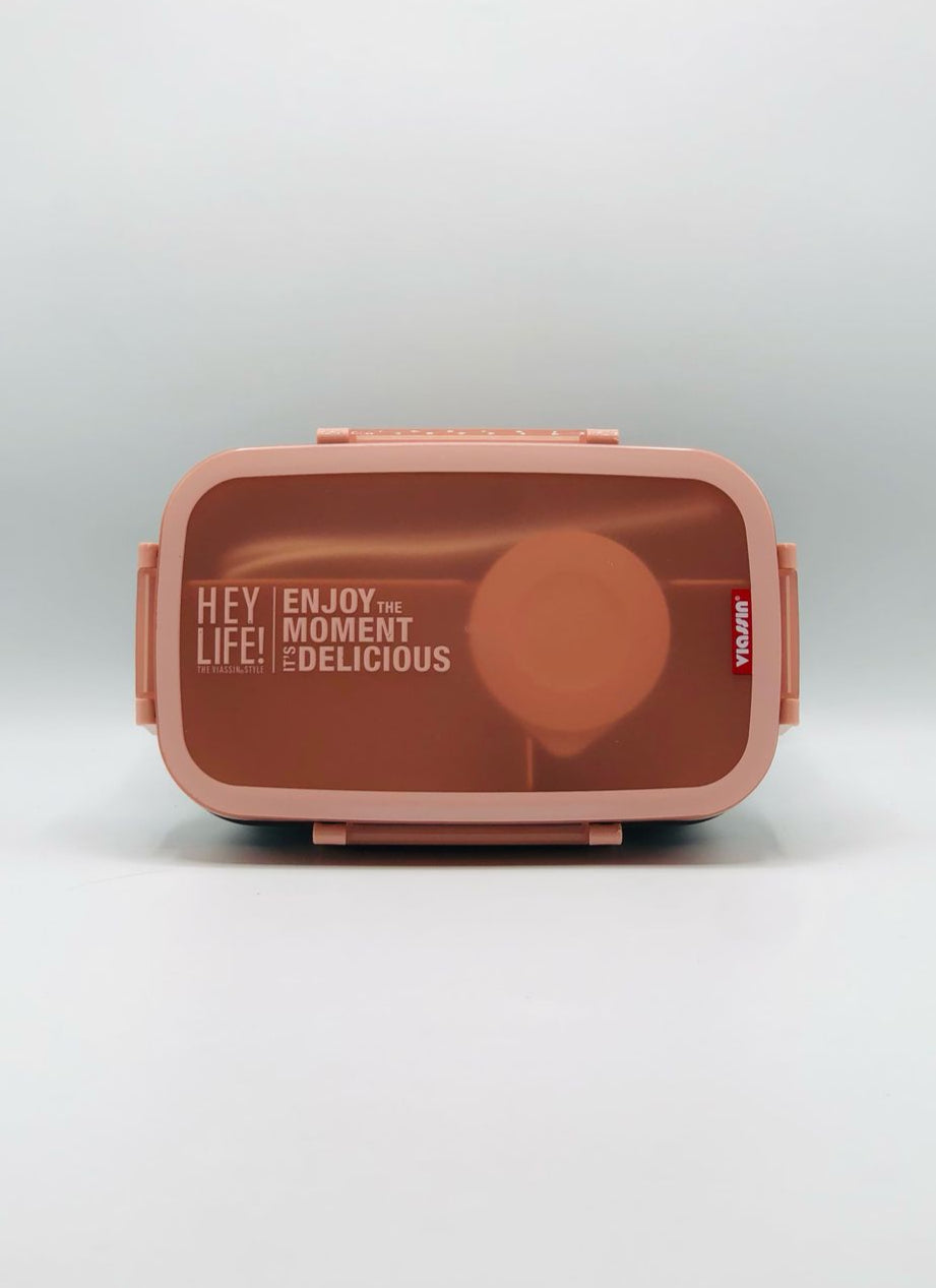 Uissbia Dual Compartment Lunch Box – Leak-Proof & Spacious Plastic Food Container