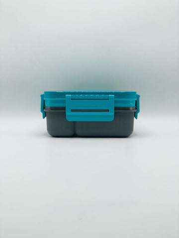 Uissbia Leak-Proof Lunch Box – 2-Compartment Plastic Food Container with Ample Capacity